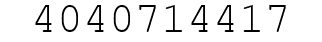 Number 4040714417.