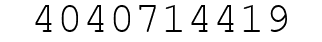 Number 4040714419.