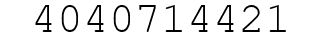 Number 4040714421.