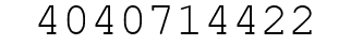 Number 4040714422.