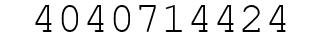 Number 4040714424.