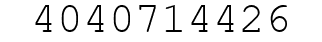 Number 4040714426.