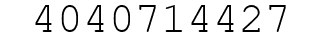 Number 4040714427.