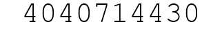 Number 4040714430.