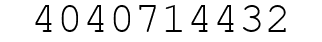 Number 4040714432.