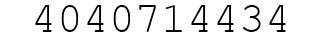 Number 4040714434.