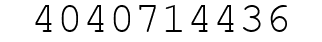 Number 4040714436.