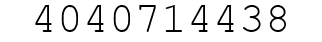 Number 4040714438.