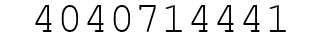 Number 4040714441.
