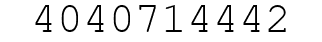 Number 4040714442.