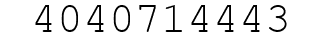 Number 4040714443.