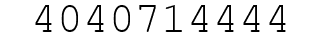 Number 4040714444.