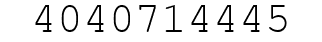 Number 4040714445.