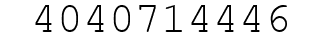 Number 4040714446.