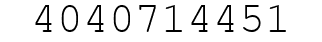 Number 4040714451.
