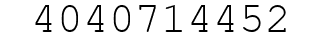 Number 4040714452.