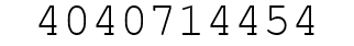 Number 4040714454.