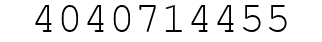 Number 4040714455.
