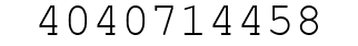 Number 4040714458.