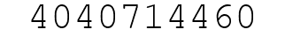 Number 4040714460.