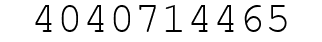 Number 4040714465.