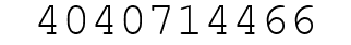 Number 4040714466.