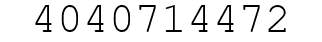 Number 4040714472.