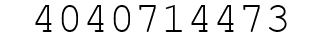 Number 4040714473.