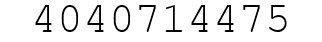 Number 4040714475.