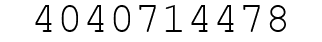 Number 4040714478.