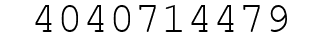 Number 4040714479.