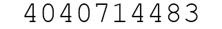 Number 4040714483.
