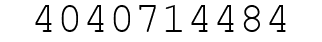 Number 4040714484.