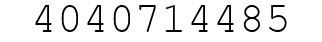 Number 4040714485.