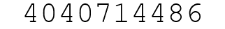 Number 4040714486.