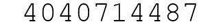 Number 4040714487.