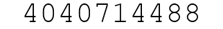 Number 4040714488.