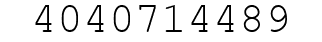 Number 4040714489.