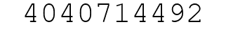 Number 4040714492.