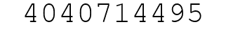 Number 4040714495.