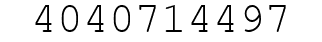 Number 4040714497.