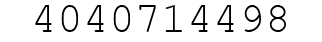 Number 4040714498.