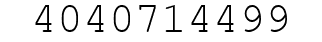 Number 4040714499.