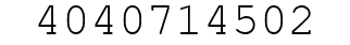 Number 4040714502.