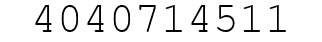 Number 4040714511.