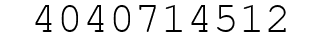 Number 4040714512.