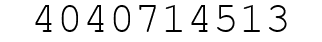 Number 4040714513.