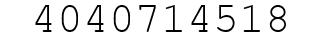 Number 4040714518.