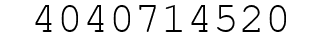 Number 4040714520.