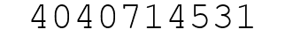 Number 4040714531.